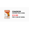 3XCHAOKOH - COCONUT MILK 400ML