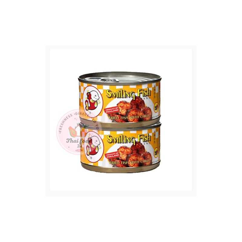 Smiling Fish - Fried fish with chilli (Twin pack) 90gx2