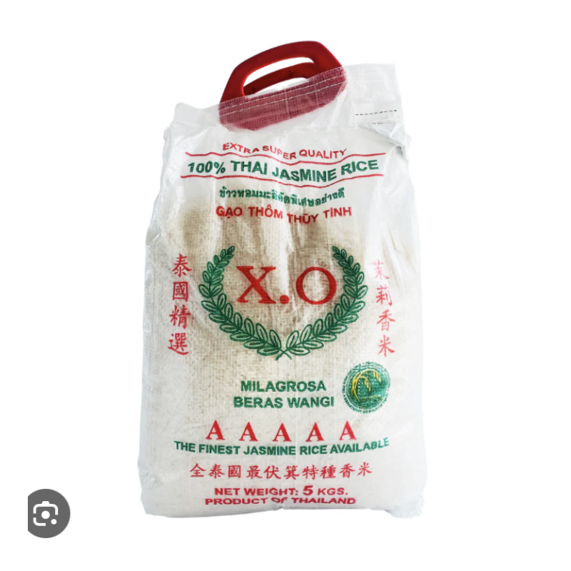 XO - 100% Thai jasmine rice 5kg