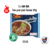 5x WAI WAI - Tom yum pork flavour 60g