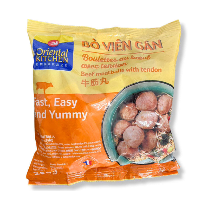 Oriental Kitchen - Beef meatballs with tendon 250g