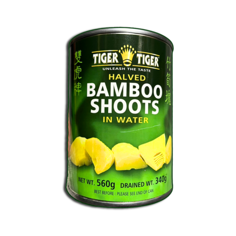 Tiger-Tiger -Halved Bamboo Shoots in Water 560g.