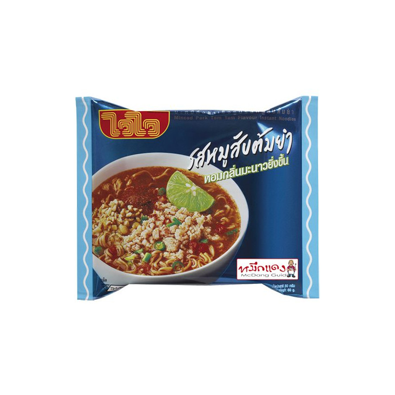 WAI WAI - Tom yum pork flavour 60g