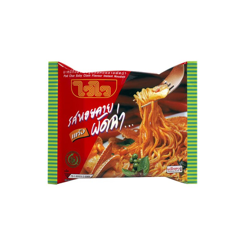 WAI WAI - Pad char baby clam flavour 60g