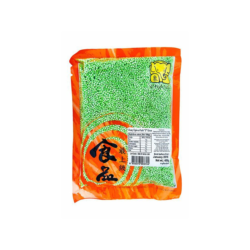 CHANG - Tapioca pearls (S) green 400g