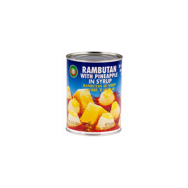 X.O - Rambutan with pineapple in syrup 565g